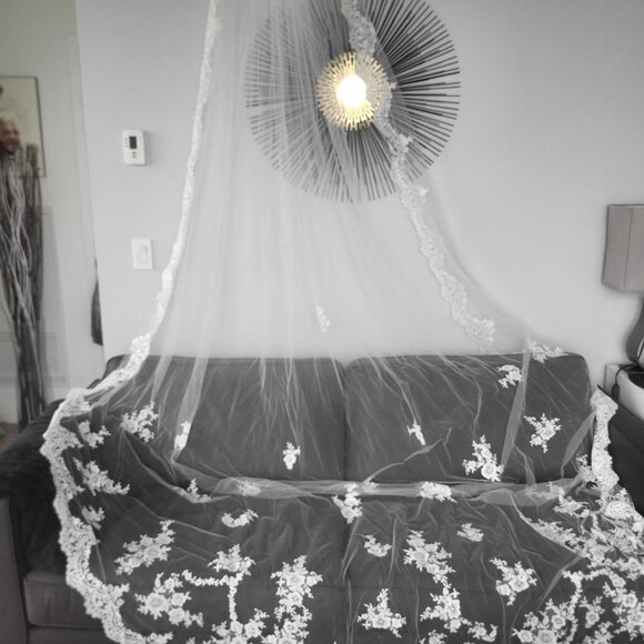Wedding dress and veil - Picture 3 of 7